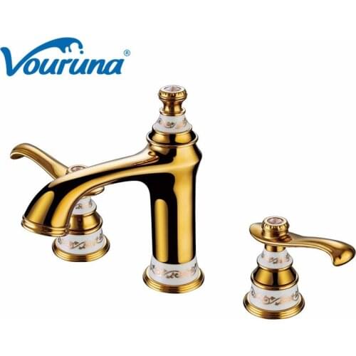 2018 Wholesale New Arrival Patent Design Luxurious Oil Rubbed Bronze 8 Inch Widespread Lavatory Faucet ORB Basin Mixer Tap