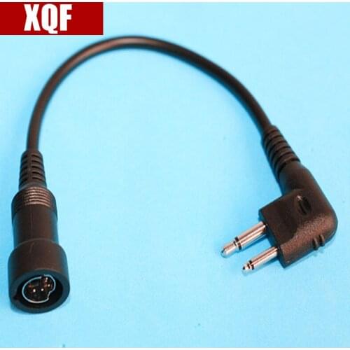 XQF Mini Din Plug cable For Motorola 2 pins GP88S GP68 GP300 CP100 Radio