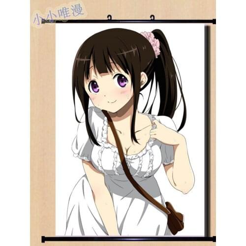 Japan Anime Hyouka Hotaro Oreki & Eru Chitanda & Satoshi Fukube & Mayaka Ibara Home Decor Wall Scroll Poster Decorative Picture