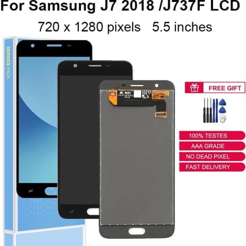 For Samsung Galaxy J7 2018 J737 LCD Display Touch Screen J737A J737P J737V J737T Replacement Parts Digitizer Assembly