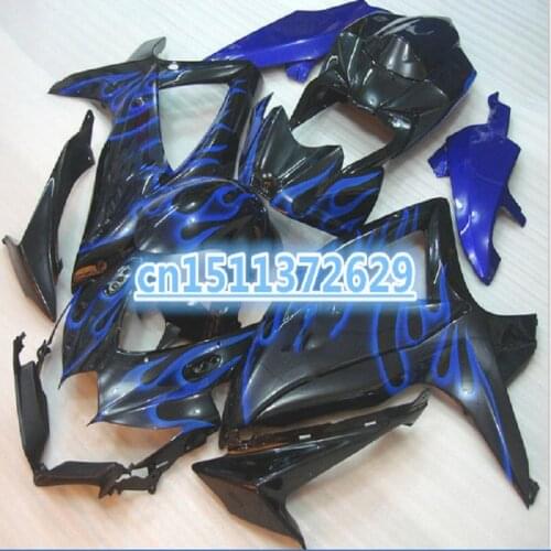 100% fit for SUZUKI GSXR600 fairings 2008 2009 2010 GSXR750 motorcycle GSXR 600 750 K8 K9 08 09 blue black