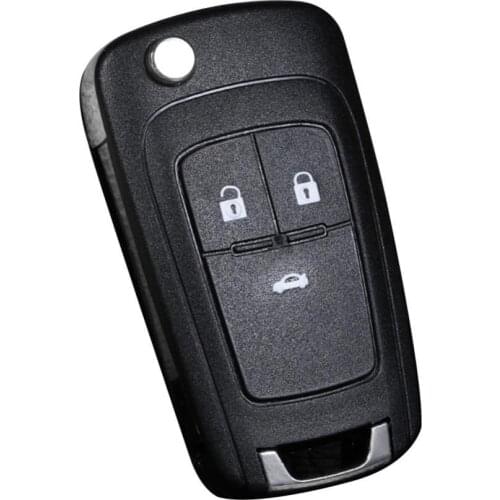 2/3 Buttons Flip Key Shell Fit for Chevrolet Remote Key Case Fob Replacement