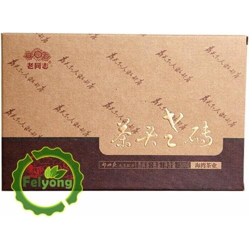 2018 Haiwan Lao Tong Zhi 9908 Shu Puer Chinese Tea Old Conpressed Haiwan Ripe Puer Chinese Tea 500g