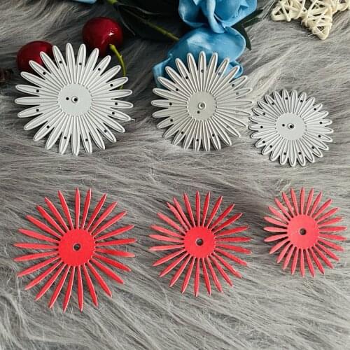 3D flower sunflower decoration scrapbook die Metal Cutting Dies DIY Scrapbook Paper Cards Embossing Craft Die Cut handmade craft