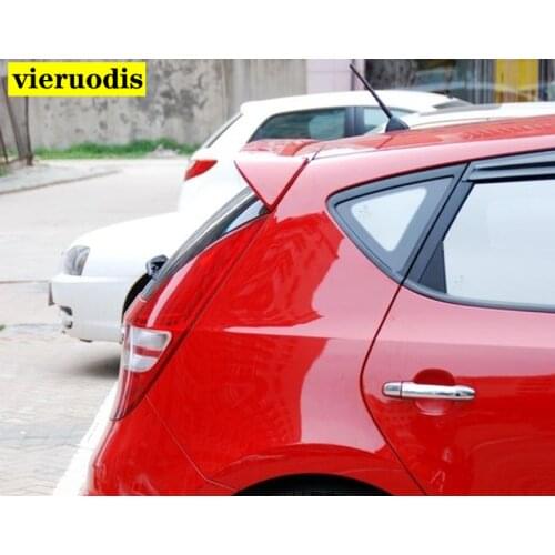 Car Styling Exterior ABS Plastic Primer Color Rear Spoiler Tail Trunk Wing Decoration Fit For Hyundai i30 2010-2015 Spoiler