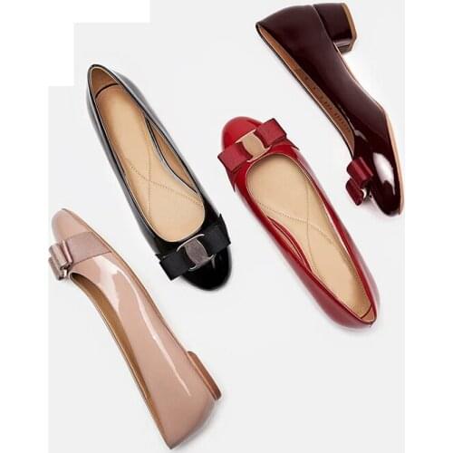 BONJEAN Women's Ballet Flats With Heels