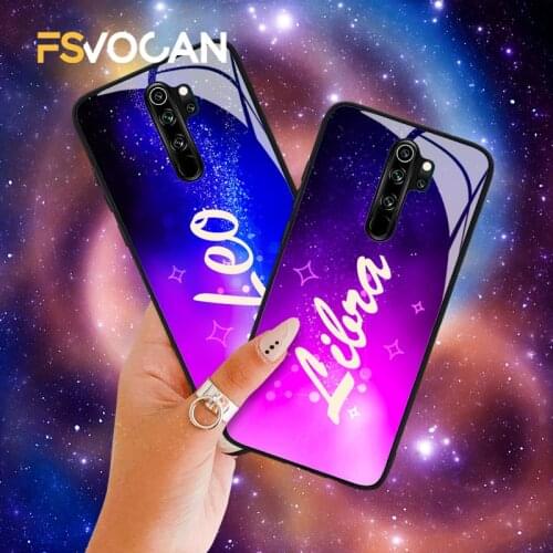 Constellations Phone Case For Xiaomi POCO Redmi Note 8 9 10 Pro Max 8T 10S 9S 8A 9A X3 NFC Twelve Zodiac Signs Glossy Back Cover