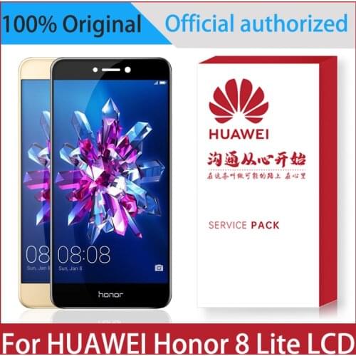 Original 5.2'' Display For Huawei Honor 8 Lite LCD PRA-TL10 PRA LX1 LX3 Touch Screen Digitizer Assembly Replacement With Frame