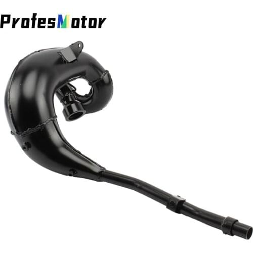 12/14 Inch Exhaust Muffler Pipe Fit For 50cc 50 Exhaust System Junior Senior Mini SX PRO LC SILVER Heater Protector Parts Bl