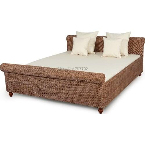 Hot Sale SGW-14008C Modern Designed Outdoor Garden Rattan Lounger Daybed