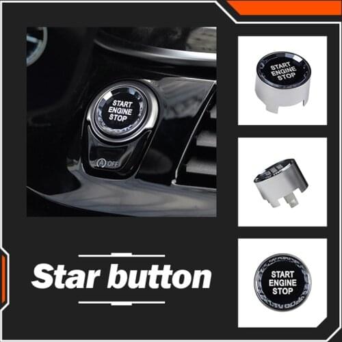 Crystal Style Car Start Stop Engine Switch Button Cover For BMW X1 X3 X4 X5 X6 F20 F22 F30 F34 F10 F18 F32 F01 F02 G20 G30 G01