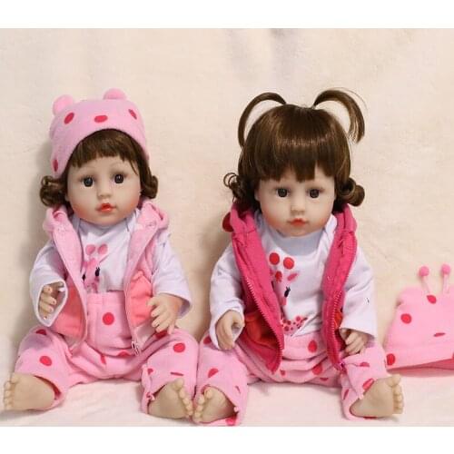 JINGXIN PRINSES 45cm Reborn Bebe Doll Full Silicone No Function Reborn Baby Dolls lifelike Real Babies Bath Play Toy Girl Gift