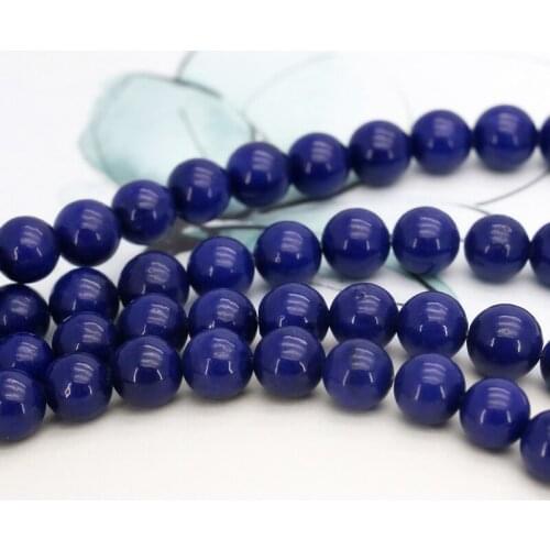 Hot!8mm Lapis lazuli round loose beads 15inches DIY wholesale suitable for women fashion jewelry making design