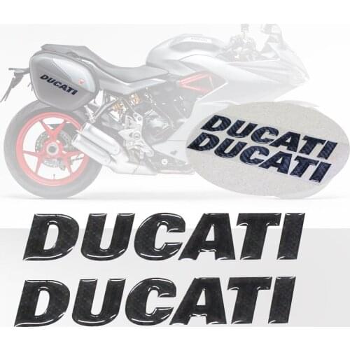 A Set Of Motorcycle Carbon Fiber Decal Sticker Fairing Racing Logo Pedal Body Tail Tank Side Helmet Ducati Ducati