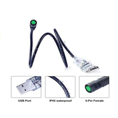 BAFANG Mid Drive Motor Kits USB Programming Cable for Bafang BBS01 BBS02 BBSHD Mid Drive Motor 8fun Ebike USB Cable