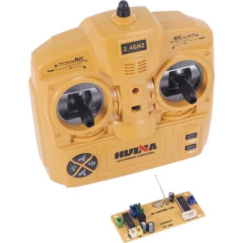 HUINA 573 1573 2.4G Remote Controller Receiver Board Spare Parts for RC Dump Trucks Engineering Car Vehicle