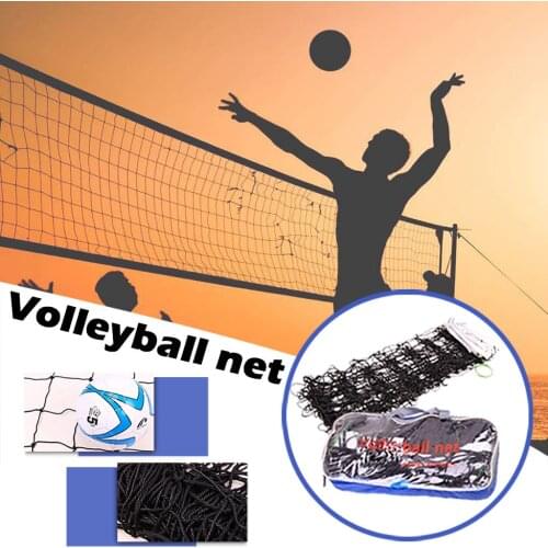 Pull The Volleyball Net Standard Game Beach Sport Badminton Volleyball Net Easy Setup Outdoor Tennis Mesh Net Exercise #G4