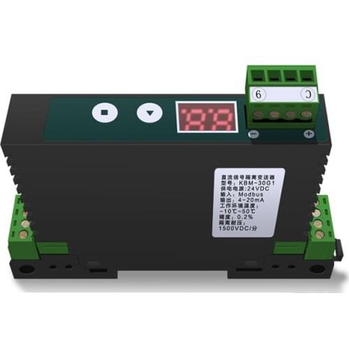 RS485 to 4-20MA / 0-10V / 0-5V analog current and voltage output AO module modbus converter RS485 to analog output