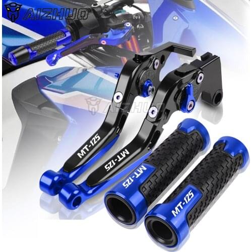 MT-125 Motorcycle CNC Brake Clutch Levers Handlebar FOR YAMAHA MT125 2014-2018 2017 2016 2015 Handle Bar Hand Grips Accessories