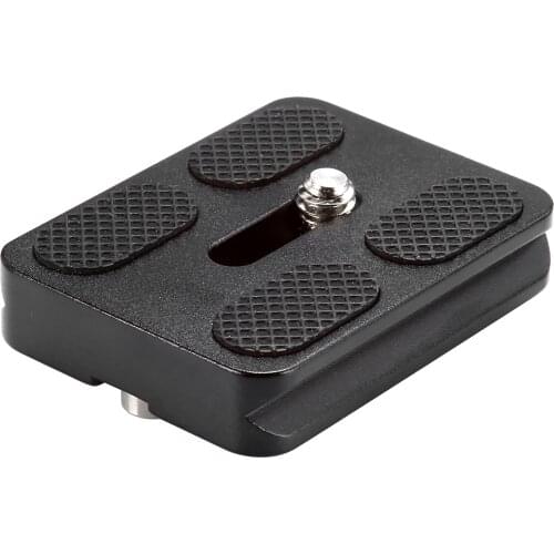 Neewer Black Metal PU-50 Universal Quick Release Plate Fits Arca-Swiss Standard for Tripod Ballhead (PU50 III)