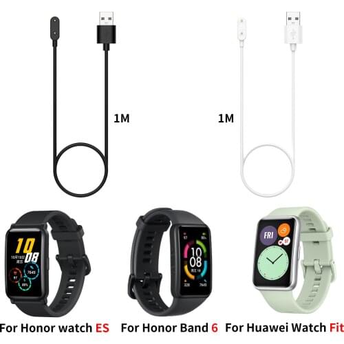 1M USB Charger For Huawei Watch Fit Fast Charging Cable Data Cradle Dock For honor band 6 / For honor watch ES accessories
