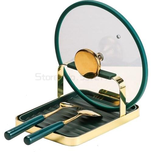 Spade rack, lid rack, sitting table top, no punching, storing artifact, kitchen utensils, spades, storage rack