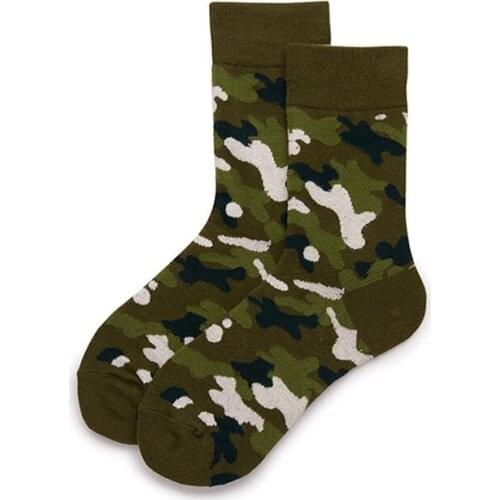 Women Men Solid Camo Cotton Sport Socks Ankle Sock Unisex Camouflage Print Short Winter Socks 5 pairs/ lot AL200SC