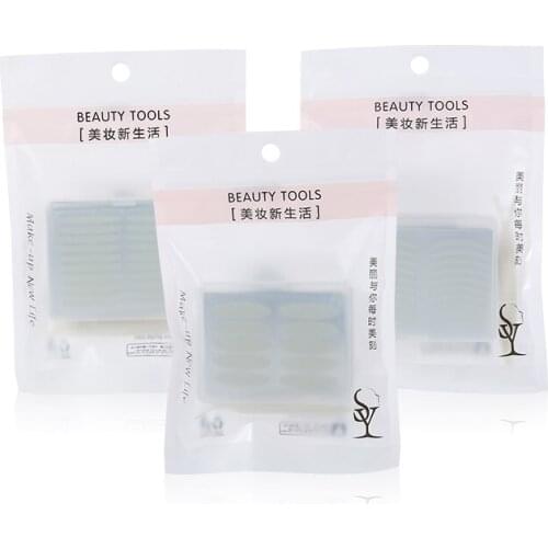 120 pairs Invisible Eyelid Paste Clear Skin Double Eyelid Fiber Sticker Trial Makeup Eyes Beauty Tools Kit 3D Magic Eyelid Stick