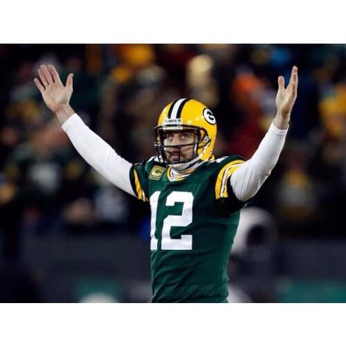 Aaron Rodgers Football Player 2 Silk Fabric Wall Poster Art Decor Sticker Bright
