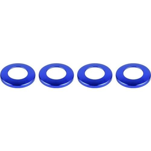 Car Door Lock Pin Cover Trim Aluminum Door Lock Knob Decoration Ring Accessories for Jeep Grand Cherokee 2015