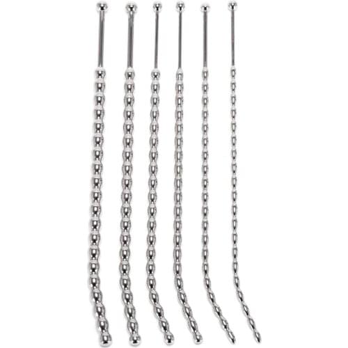 Stainless steel long size Dia 5/6/7/8/9/10 mm male urethral penis plug dilator ejaculation delay sex toy man