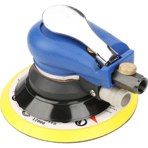 AT-980V 5/6 inch Round Sander Vacuum Cleaner Pneumatic Air Polishing Machine Kit