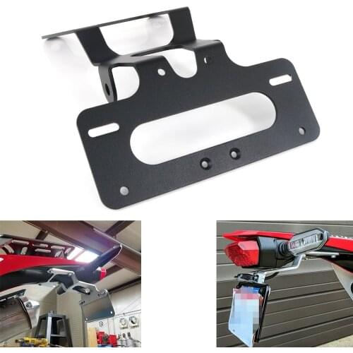 Fit For HONDA CRF450L 2019-2020 Motorcycle Rear Tail Tidy License Plate Holder Fender Eliminator kit Black