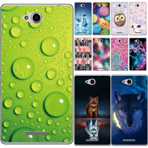 Soft Phone Case for Sony Xperia E4G 2033 E2003 E2053 E2006 Cases Panda Funda Colorful Flower Silicone TPU Back Cover Shell