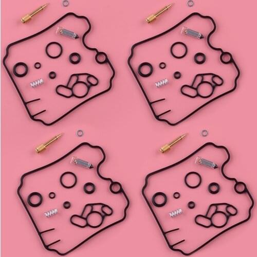 4 Sets Carburetor Repair Floating Needle Mixture Kit Motorbike fit for Yamaha FZR 1000 Genesis Exup 3LE TDM 850 4TX H 3VD N 4CM