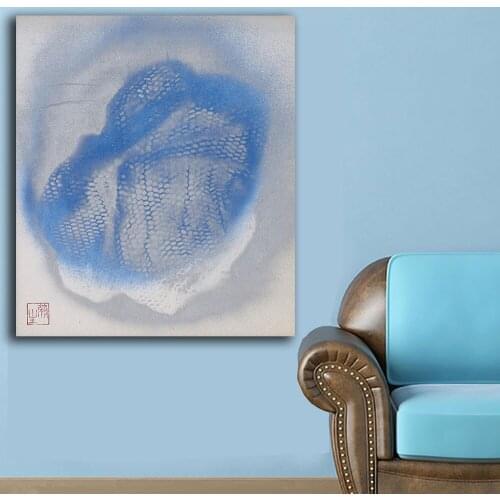 Wall Art Kusama Yayoi Mountain Lake 1991 Painting For Living Room Home Decoration Oil Painting On Canvas Wall Painting NO Frame