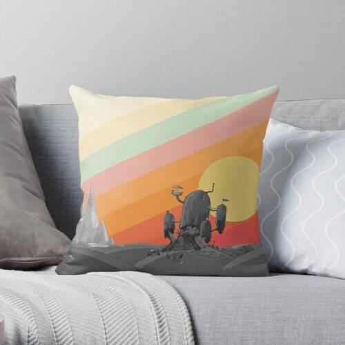 Land Of Ooo (Adventure Time) Polyester Decor Pillow Case Home Cushion Cover 45*45cm