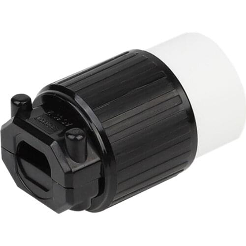 L6-15P 20-Amp 125 Vac 3 Pin Female Socket For Generator Cords NON-SLIP