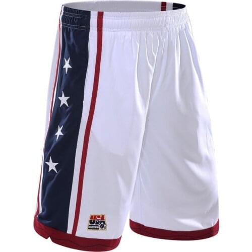 New 2021 Summer Sport USA Basketball Shorts Outdoor RunningTrainning shorts men with pockets plus size M-3XL