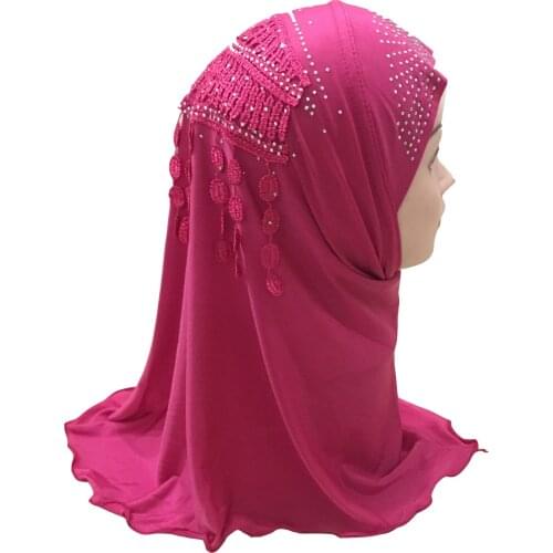 New Small girl hijab Children MUSLIM HIJAB (suits about 0-8years old))