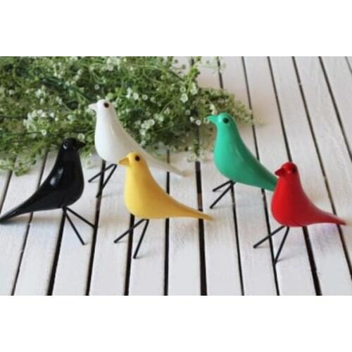 Simple wood handmade imitation birds furnishing furniture soft decoration creative pigeons Home wedding dies