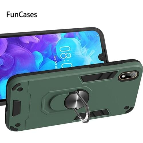 Shockproof Ring Car Mobile Phone Covers For armor Huawei Y5 2019 Huawei telefon Honor 8S Honor Play 3E Telefoon Hard PC Cover