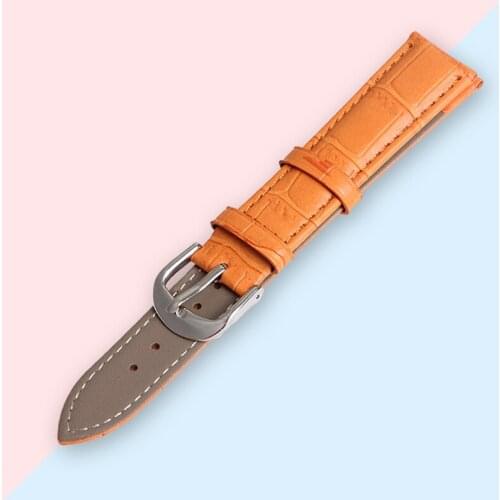 Real Genuine Leather Watch Band Men Women 22mm 20mm 18mm 16mm 14mm 12 Watchband Strap Watch Bracelet Metal Buckle Wristwatch Bel