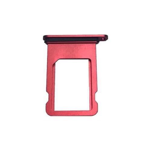 ZONBEMA 5pcs New Sim Card Adapter For iPhone 7 8 Plus Micro Sim Card Tray Slot Holder Red color Replacement