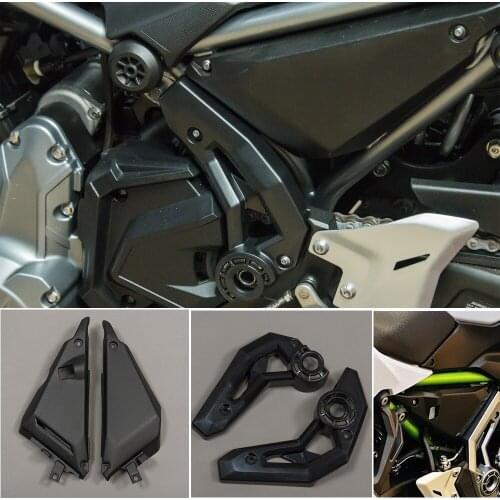 Motorcycle Engine Frame Side Cover Cowl Panel Trim Body Fairing Guard Protector For Kawasaki Ninja 650 Z650 2021 2020 2019 18 17