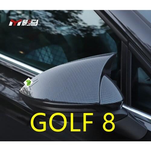 For VW Golf 8 special horn rearview mirror housing MK8 Pro Rline appearance modification decoration reversing mirror cover
