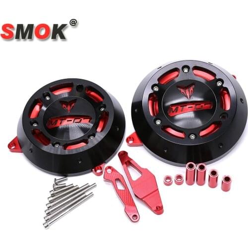 SMOK Motorcycle CNC Aluminum Alloy Engine Stator Case Guard Cover Protector For YAMAHA MT-07 MT07 MT 07 FZ-07 FZ 07 2014-2016