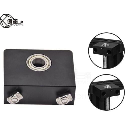 3D Printer Parts Aluminum Z-Axis Leadscrew Top Mount For Tornado CR-10 ENDER-3 Ender-3 Pro Metal Z-Rod Bearing Holder