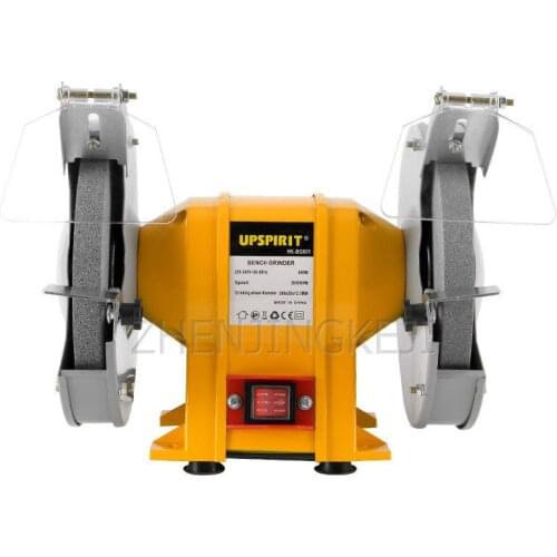 6/8 inch Electric Grinder Multifunction Sharpener Household Drill Polisher Desktop Sanding Machine 220V/450W Grinding Tools