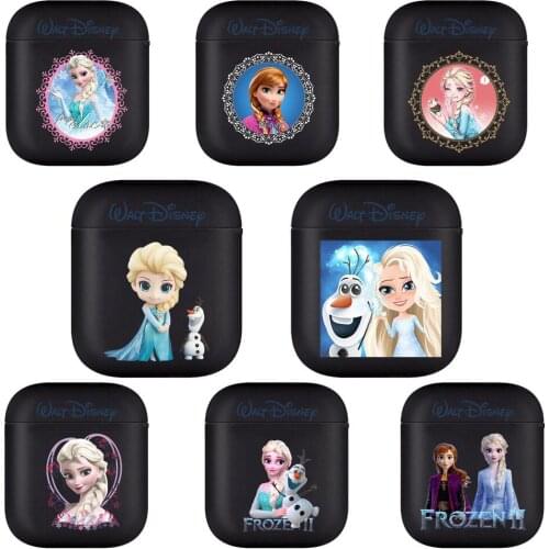 We Love Disney Frozen Princess Ana Elsa Soft Silicone Cases For Apple Airpods 1/2 Protective Bluetooth Wireless Earphone Cover F